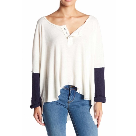 Free People We The Free Star Henley - Picture 2 of 6